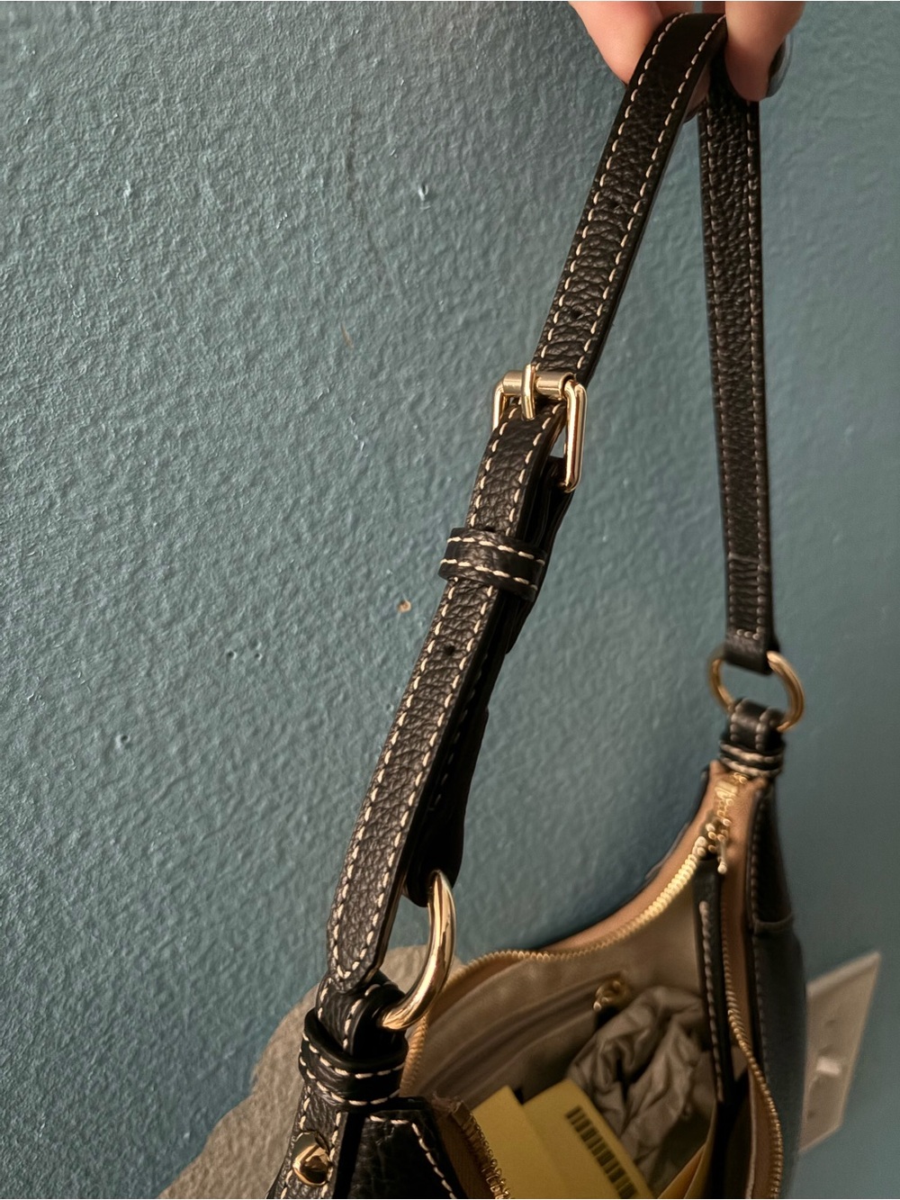 NWT - Dooney & Bourke Lucca Leather Hobo Bag - Picture 8 of 16